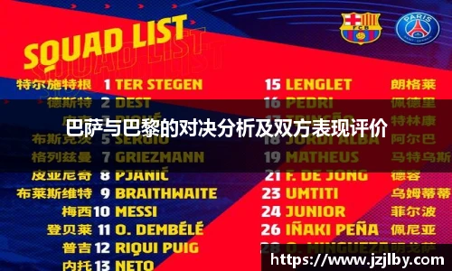 巴萨与巴黎的对决分析及双方表现评价